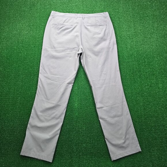 Puma Pants Mens 36x32 Gray Golf Performance Straight‎ Leg Outdoor Casual - Picture 2 of 11
